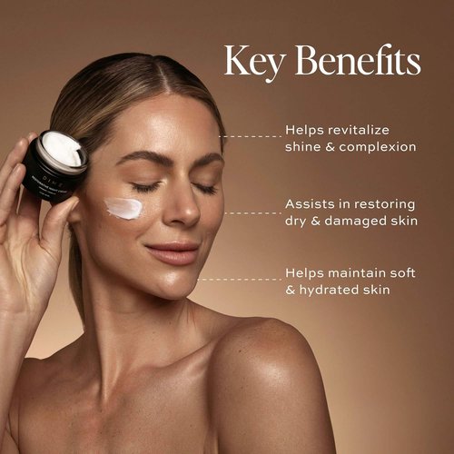 DIME Beauty Restorative Night Cream - Anti-Aging Face Moisturizer with Ceramides & Peptides | 1.7 oz