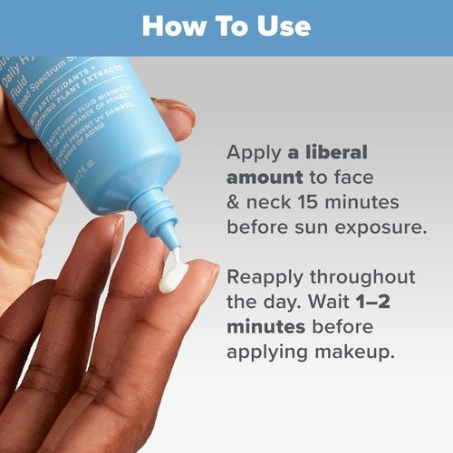 Paula's Choice RESIST Daily Hydrating Fluid Face Moisturizer with SPF 50 Sunscreen, Face Sunscreen for Oily Skin, Chamomile & Vitamin E, UVA/UVB Protection, Fragrance-Free, TSA Friendly, 0.5 Fl Oz