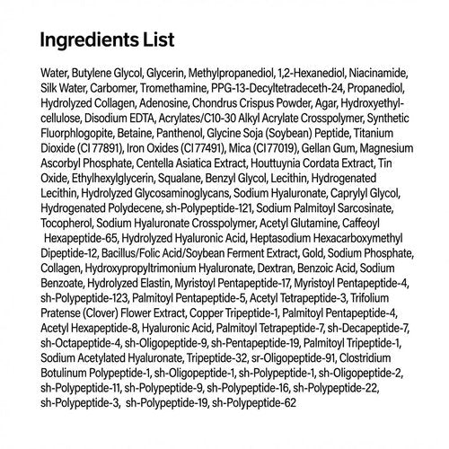 SUNGBOON EDITOR Collagen Silk Peptide Intensive Ampoule | Copper Peptides Serum for Face with Collagen & Multi Peptides | Hydrating Korean Skincare Facial Serum for Smooth-Looking Skin | 1.35 Fl Oz