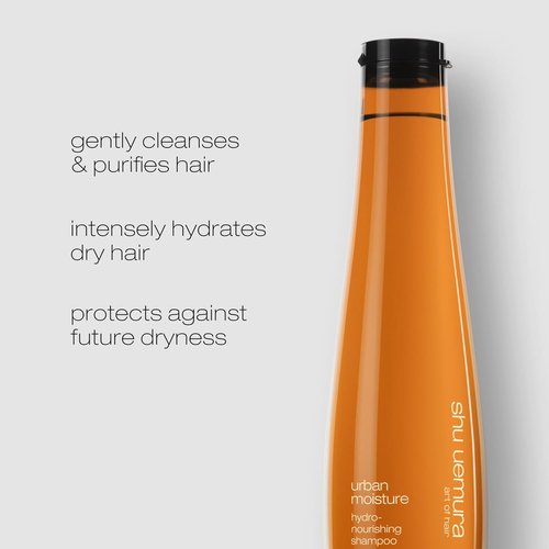 Shu Uemura Art of Hair Urban Moisture Deep Hydration Shampoo - Nourishes, Cleanses & Reduces Frizz
