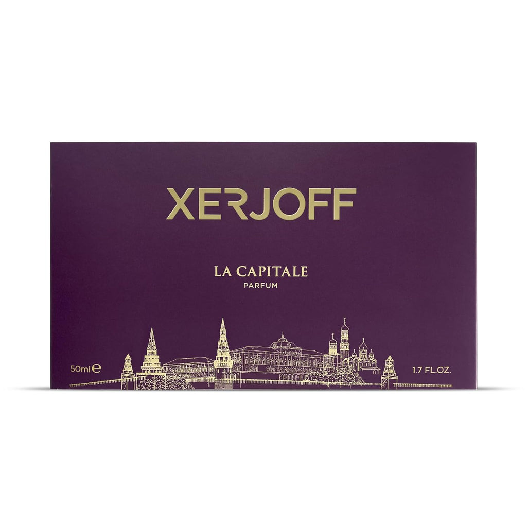Xerjoff La Capitale Parfum - 50ml Unisex Amber Perfume with Strawberry, Leather & Vanilla Notes