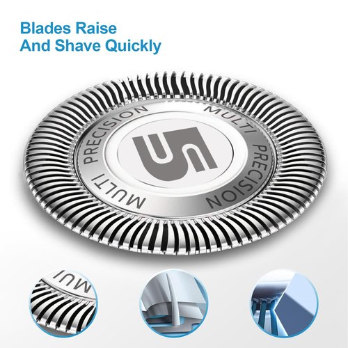 Philips Norelco SH50 Replacement Heads - Precision Blades for 5000 Series Shavers | Durable & Efficient