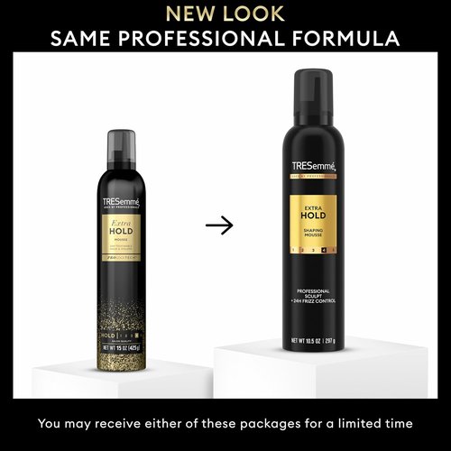 TRESemmé Extra Hold Hair Mousse - 24-Hour Touchable Volume with Pro Lock Technology | 10.5 FL Oz (Pack of 6)