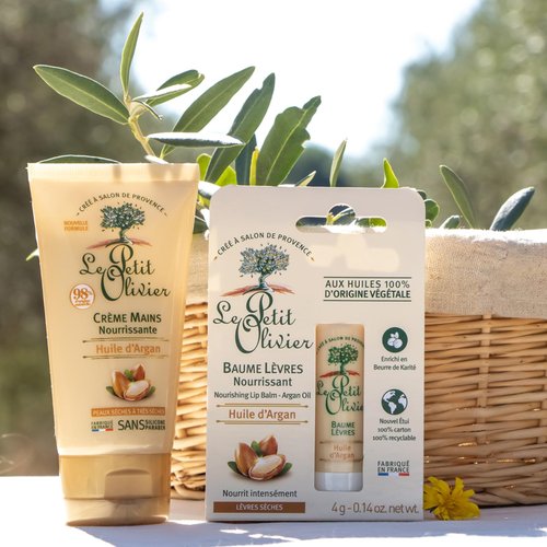 Le Petit Olivier Nourishing Hand Cream - Enriched With Argan Oil - Softens, Nourishes and Protects Hands - Soothes The Sensation Of Tightness And Discomfort - Silicone Free - 2.5 Oz