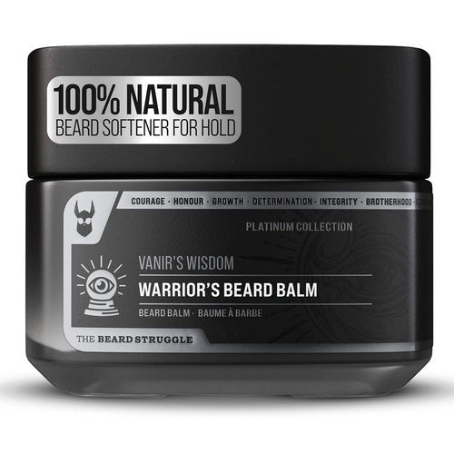 Beard Struggle Warrior’s Beard Balm - Non-Greasy, Low-Hold Formula with Luxurious Cologne-Grade Fragrance | 50g