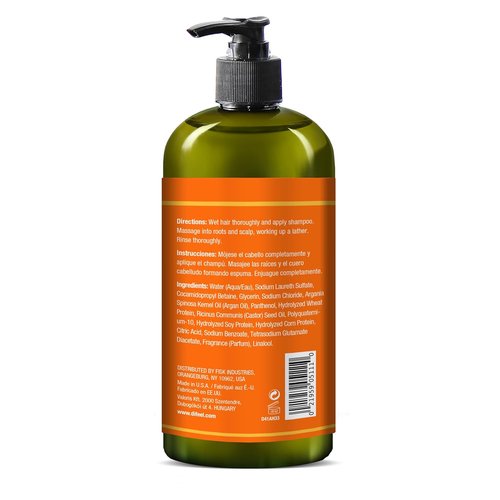Difeel Argan Hydrating Shampoo - Natural Sulfate-Free Argan Oil Formula | 33.8 oz for Healthy Hair