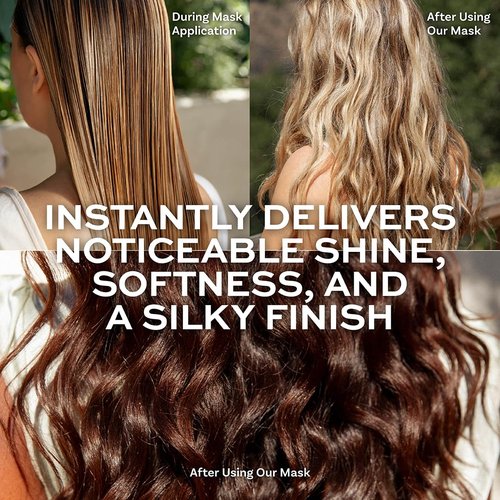 Pataua & Tsubaki Oils Instant Silk Vitality Mask - Repairs Damage & Hydrates Hair | Lightweight 275 mL