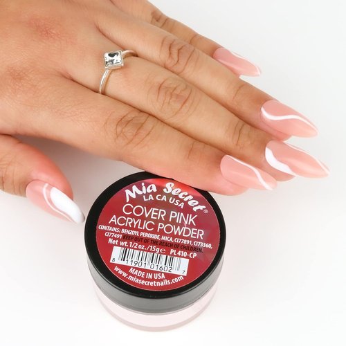Mia Secret Cover Pink Acrylic Powder - Easy Application & Smooth Finish - 2 Ounce