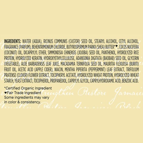 SheaMoisture Leave-In Conditioner 3-Pack – Jamaican Black Castor Oil Strengthen & Restore Formula for Hair Repair, Frizz Control, 11.5 Oz Ea