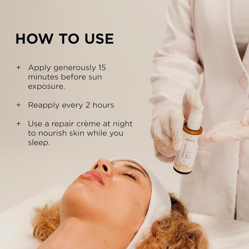 IMAGE Skincare Prevention+ Sun Serum SPF 30 - Mineral Sunscreen for Face, Non-Comedogenic, Travel Size 1 Oz