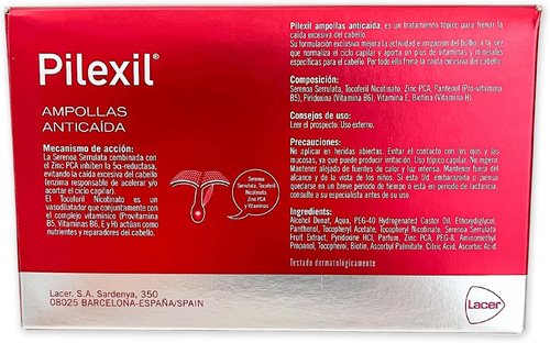 Pilexil Ampoules - Strengthen Hair Growth with Nourishing Formula | 10 x 5ml Vials