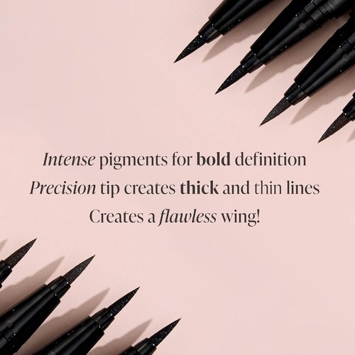 Mally Beauty Liquid Eyeliner - Just Wing It! Long-Lasting Brown Formula for Effortless Application