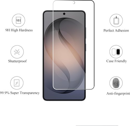 Ailun Glass Screen Protector for Galaxy S26 Ultra - 3 Pack + 2 Pack Camera Lens | 0.25mm Ultra Clear, Anti-Scratch
