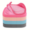 Puomue Makeup Remover Cloths - Ultra Soft & Reusable Microfiber Towels | 12 Pack, 6" x 6", Multicolor