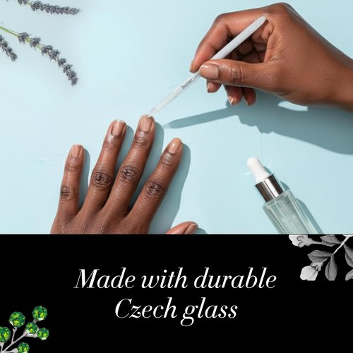Butter London Glass Cuticle Pusher - Professional Salon Quality Tool for Natural Nails | Signature Glass Collection