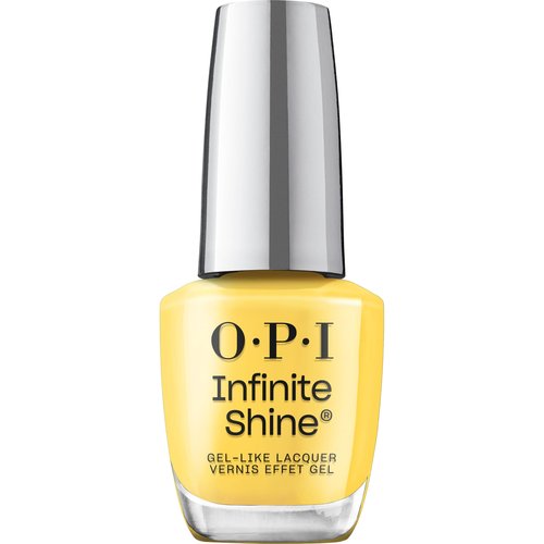 OPI Infinite Shine Keep Up Buttercup | Opaque Bright Yellow Long Wear Gel Like Crème Nail Polish | Make 'Em Jelly! Collection | Summer 2025