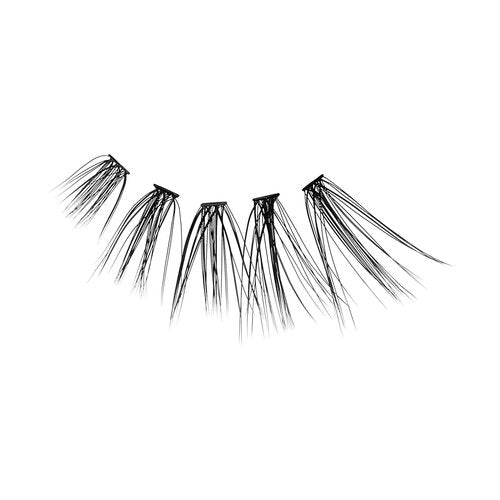 BeBlinky False Eyelashes, Lash Extension Kit 07, 9mm-16mm, Narrow Band, Easy to Apply and Remove, No Damage to Natural Eyelashes, 120 Lash Clusters - Wispy