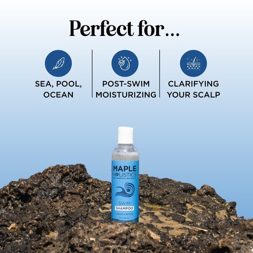 Skiennix After Swim Shampoo - Chlorine Removal for Kids & Adults | Gentle Formula with Tea Tree & Rosemary Oils