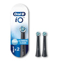 Oral-B iO Series Ultimate Clean Electric Toothbrush Replacement Brush Heads for an Oral-B Electric Toothbrush, 2 Count, Black