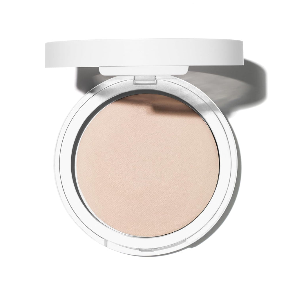 Well People Bio Powder Foundation - Lightweight Hydrating Formula for Smooth Skin | Vegan, Semi-Matte Finish, 1C