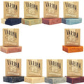 Varina Natural Soap Mens Variety Bar Soap - Gentle Cleansing for Sensitive Skin, Fresh - 10 Pack - Handmade Soap