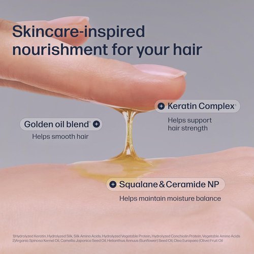 UNOVE Silk Oil Essence Hair Serum - Nourishing Lightweight Oil for Dry, Frizzy Hair | 70ml/2.4fl.oz | Frizz Control & Heat Protection