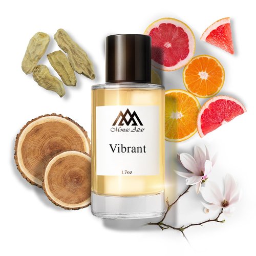 Monac Vibrant Eau De Parfum - Inspired by Vibrato | 1.7oz/50ml | Long-Lasting Unisex Fragrance