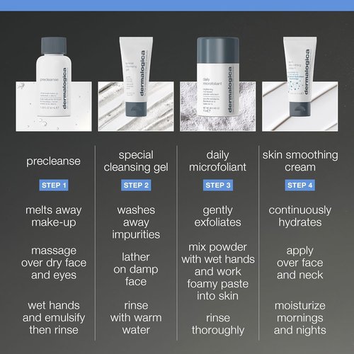 Dermalogica Healthy Skin Discovery Kit - Cleanse, Exfoliate & Hydrate for Glowing Skin