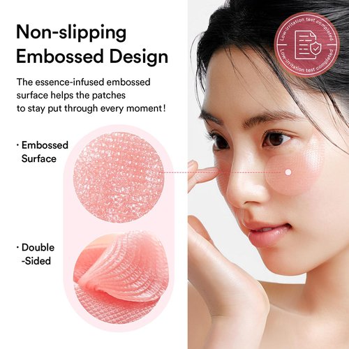Abib PDRN Retinal Eye Patch, Hydrogel Masks for Dark Circles, Puffiness, Fine Lines, 60 Patches, 84g, with Niacinamide, K-Beauty Skincare