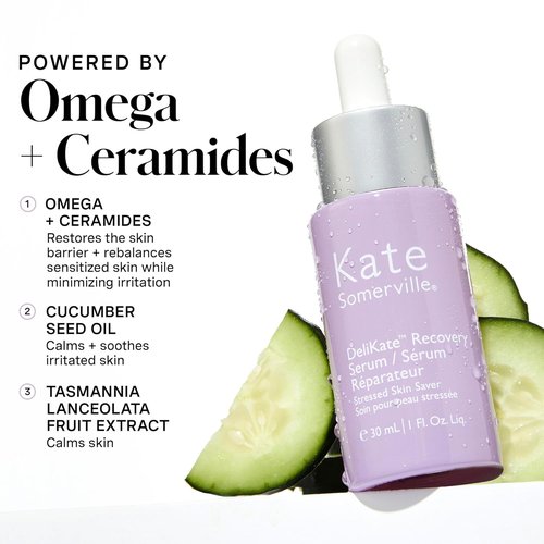 Kate Somerville DeliKate Recovery Serum - Hydrating Treatment for Irritated & Sensitive Skin, 1 Fl Oz