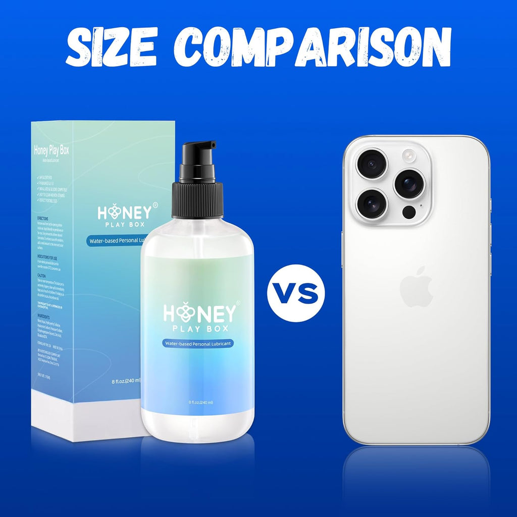 Water-Based Lube by [Brand Name] - 8 Fl Oz Personal Lubricant for Men, Women & Couples | Flavorless & Non-Sticky