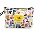 RBAFAO TV Show Gift Makeup Bag, Gilmore Inspired Cosmetic Bag Luke's Fans Gift Makeup Zipper Pouch Bag, Luke's Fan Gift for Women Female Best Friends Women Birthday Graduation Christmas