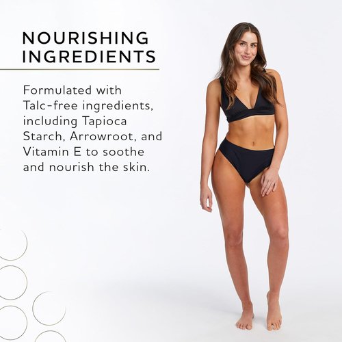 Norvell Tinted Drying Powder - Talc-Free Finishing Powder for Flawless Spray Tan | 0.5 oz, Absorbs Moisture & Prevents Streaks