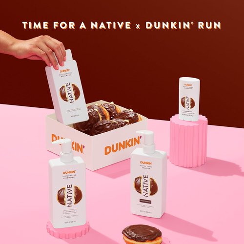 Native Body Wash - Dunkin Boston Kreme Scent | Naturally Derived Ingredients, Sulfate & Paraben Free | 18 oz