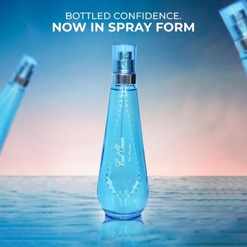 AFLUXE Cool Ocean Women’s Perfume - Bold & Sophisticated Eau De Parfum with Citrus, Spice & Woody Notes | 3.4 Fl Oz