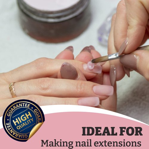 Frosted Pink BioBuilder Gel - Structuring Gel in a bottle for nail extensions by Mia Secret