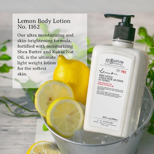 C.O. Bigelow Apothecary Bodycare Gift Set - Lemon Body Wash & Moisturizing Lotion | 10 Fl Oz Set