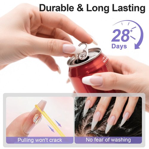 Lavender Violets 10 in One Gel Nail Glue and Prep Dehydrator Set 15ml for Acrylic Nails Tips Press on Nails Adhesive Bond Long Lasting Curing Needed A107+A111