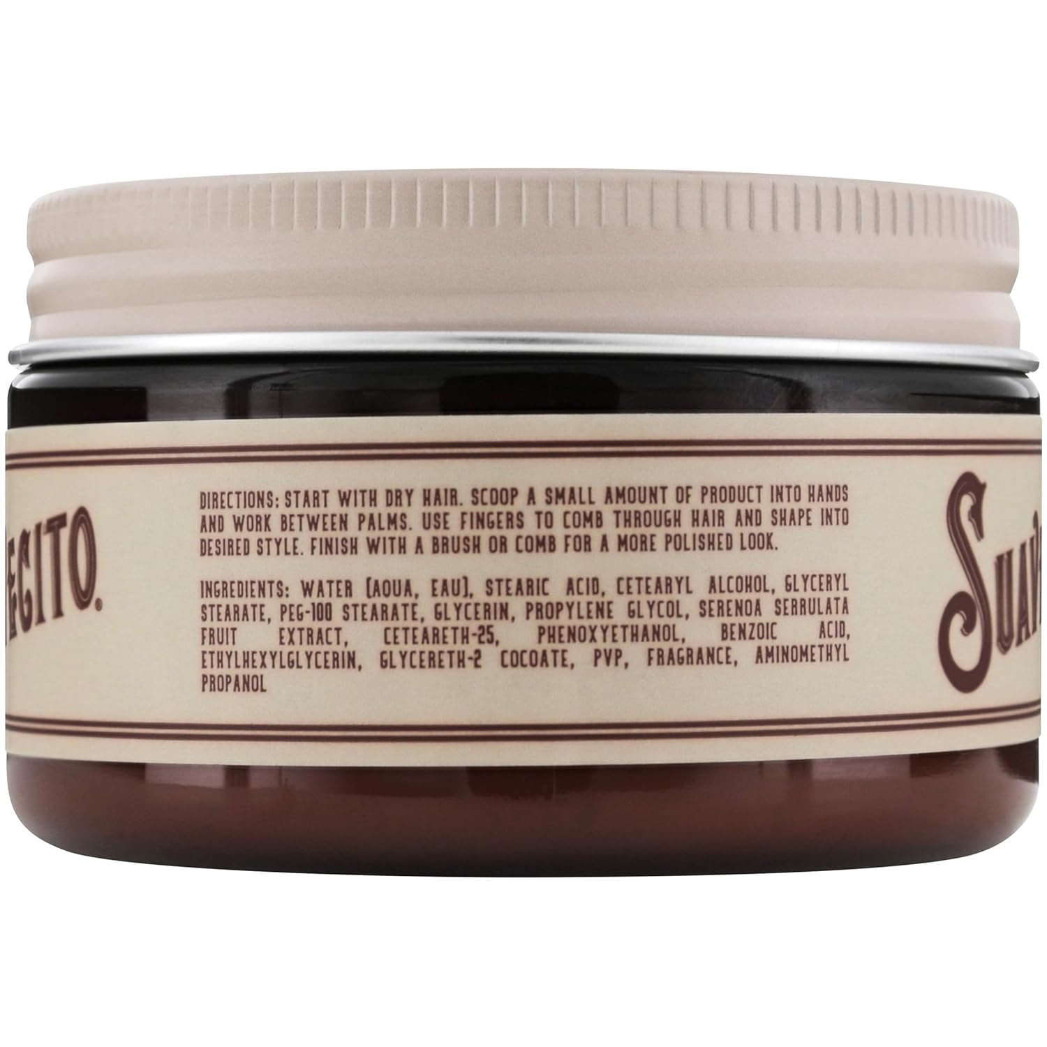 Suavecito Pomade Matte Hair Cream - DHT Blocker for Thinning Hair Regrowth | Low Shine, Light Hold
