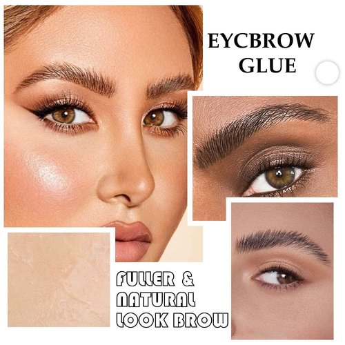 Kaely Brow Mascara - Waterproof Tinted Eyebrow Gel | Vegan & Cruelty-Free, 2 Pcs in Transparent
