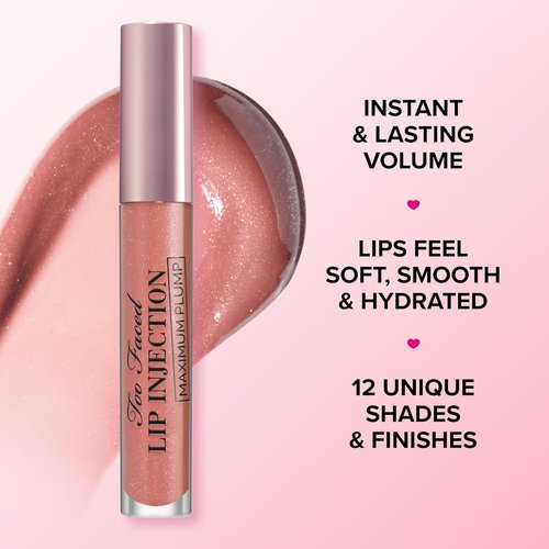Too Faced Lip Injection Maximum Plump - Extra Strength Hydrating Lip Plumper Gloss | 0.14 Fl Oz