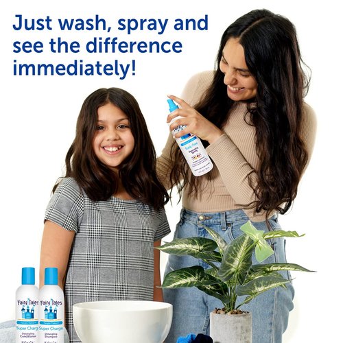 Fairy Tales Tangle Tamer Detangling Spray - Static-Free Formula for Kids - 12 oz, Paraben & Sulfate Free