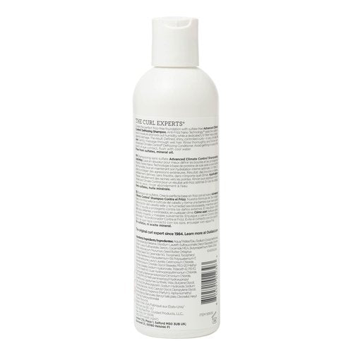 Ouidad Advanced Climate Control Defrizzing Shampoo - Sulfate-Free Moisture Locking Cleanser for Curly Hair