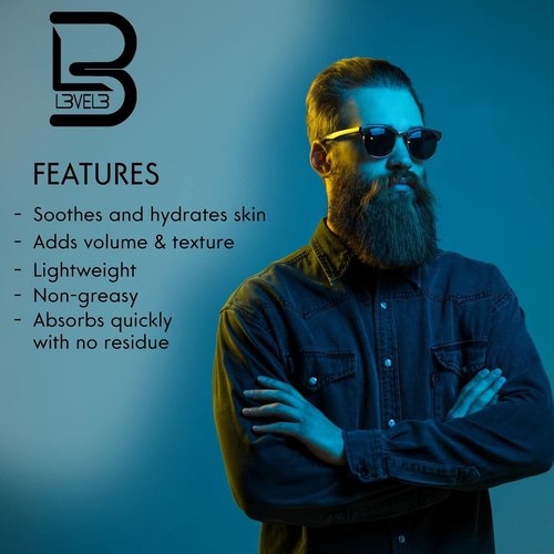 L3 - Leave-In Beard Conditioner Foam | Hydrating Beard Moisturizer for Soft, Healthy Facial Hair