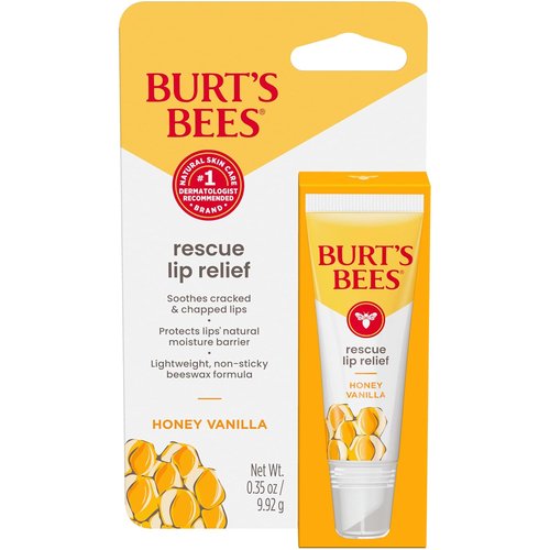 Burt's Bees Hydrating Lip Balm - Honey Vanilla for Dry, Cracked Lips | 100% Natural, 0.35oz