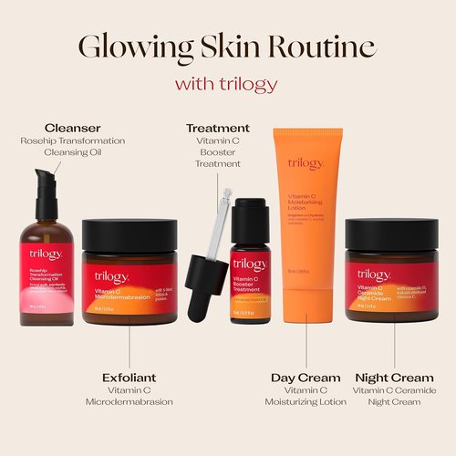 Trilogy Vitamin C Booster Serum - Illuminating Treatment with Hyaluronic Acid | 0.51 Fl Oz