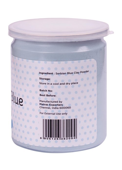 Serbian Blue Clay Powder 8 oz (227g) - 100% Natural Cambrian Clay For Skin & Soap Making - By Yogi's Gift®