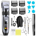 Benbodes Hair Clippers & Beard Trimmer Grooming Kit for Men，Professional Hair Cutting kit,Electric Cordless Rechargeable Hair Trimmer with LED Display for Home Personal Hair Grooming, Gifts for Men