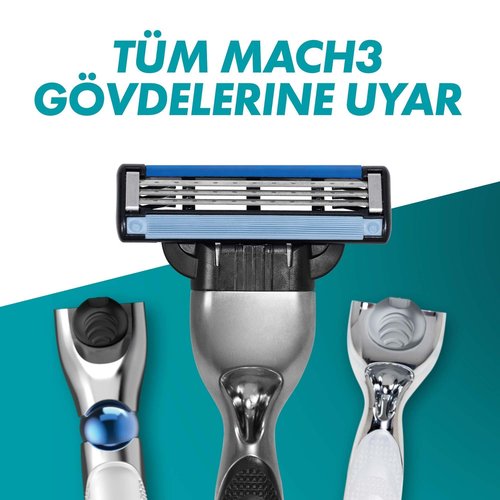 Gillette Mach-3 Cartridge - Pack of 4