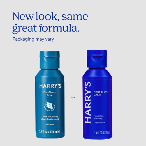 Harry's Post-Shave Balm for Men - Aloe Infused, Calms & Soothes Skin - 2 Pack, 3.4 fl oz